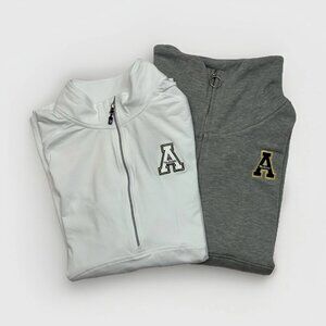 NWT - 2 Appalachian APP State Mens L/S Quarter Zip Pullovers XL XXL Cutter Buck